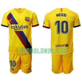 FC Barcelona Lionel Messi 10 Børn Udebanesæt 2019/20 Kortærmet (+ Korte bukser)